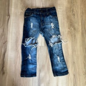 Tattrd threads Oshkosh jeans